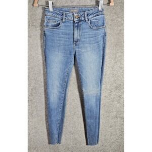 DL1961 Florence Mid Rise Instasculpt Skinny Jeans Womens Size 25 Blue Stretch